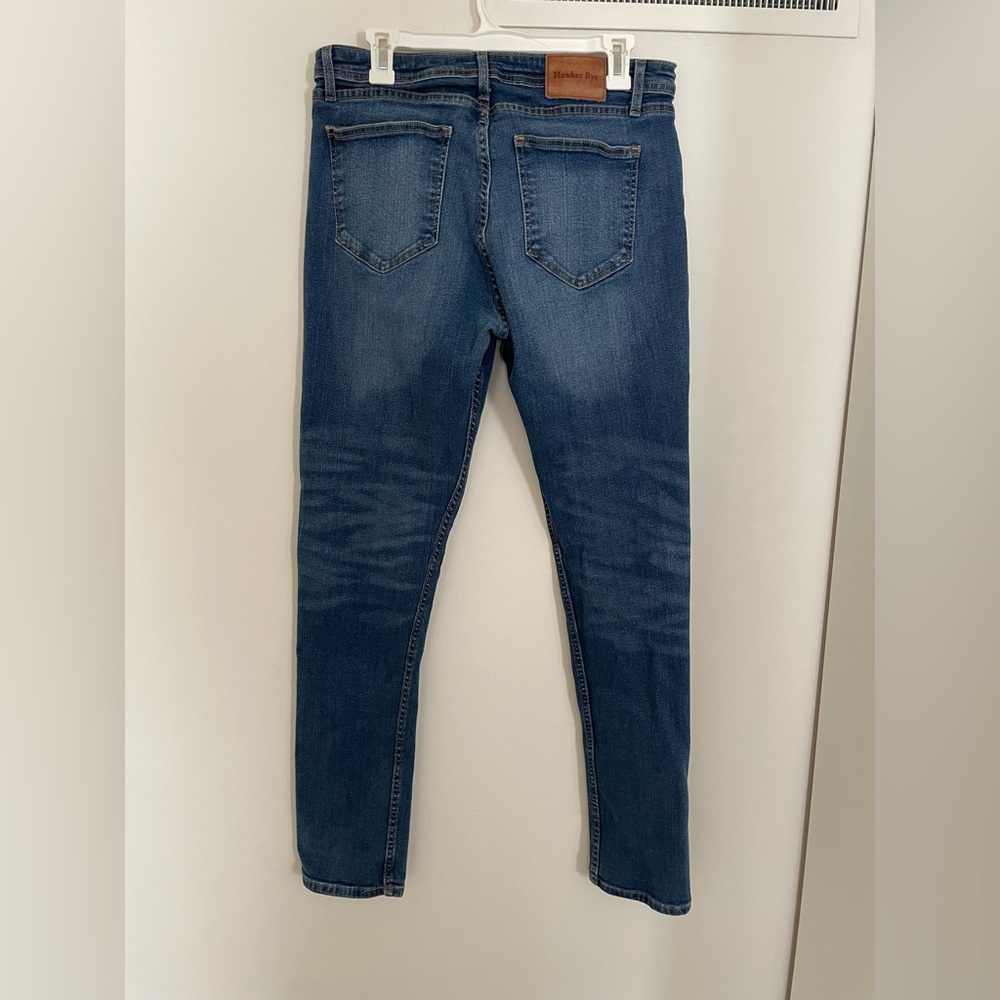 Hawker Rye “The Marshall” Men's Slim Fit Stretch Denim Jeans 33x34 - Picture 2 of 5